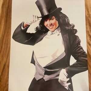 Zatanna Alex Ross Vtg Poster